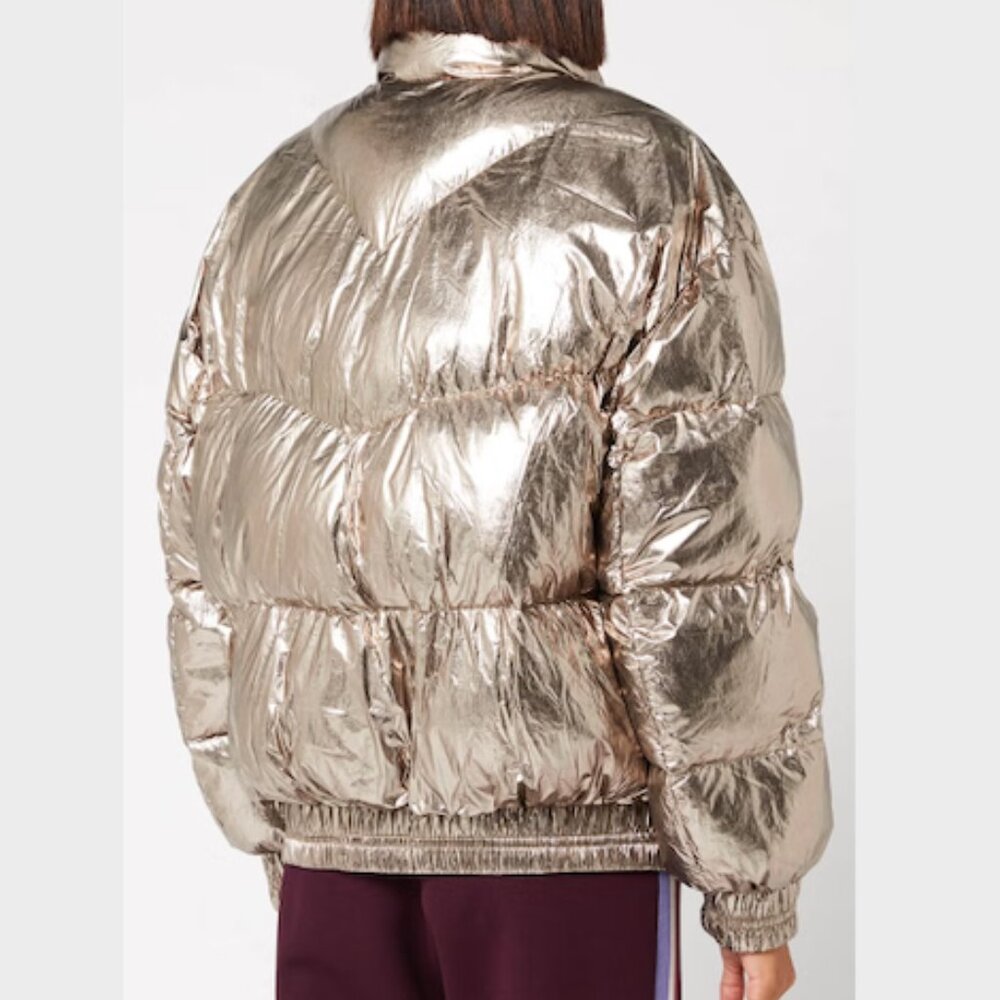 ISABEL MARANT Kristen Metallic Puffer Jacket - Picture 8 of 8